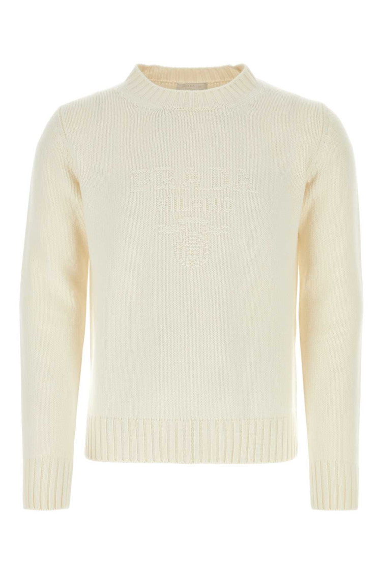 Ivory wool blend sweater  1