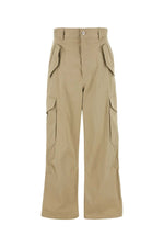 Beige Wide Leg Cargo Pant 1