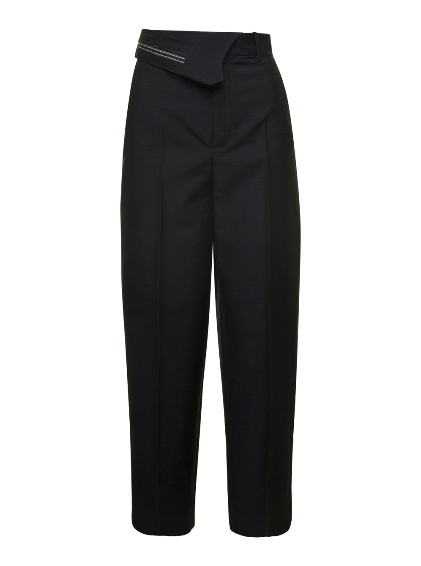 Black  Carrot Fit Trouser 1