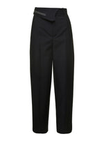 Black  Carrot Fit Trouser 1