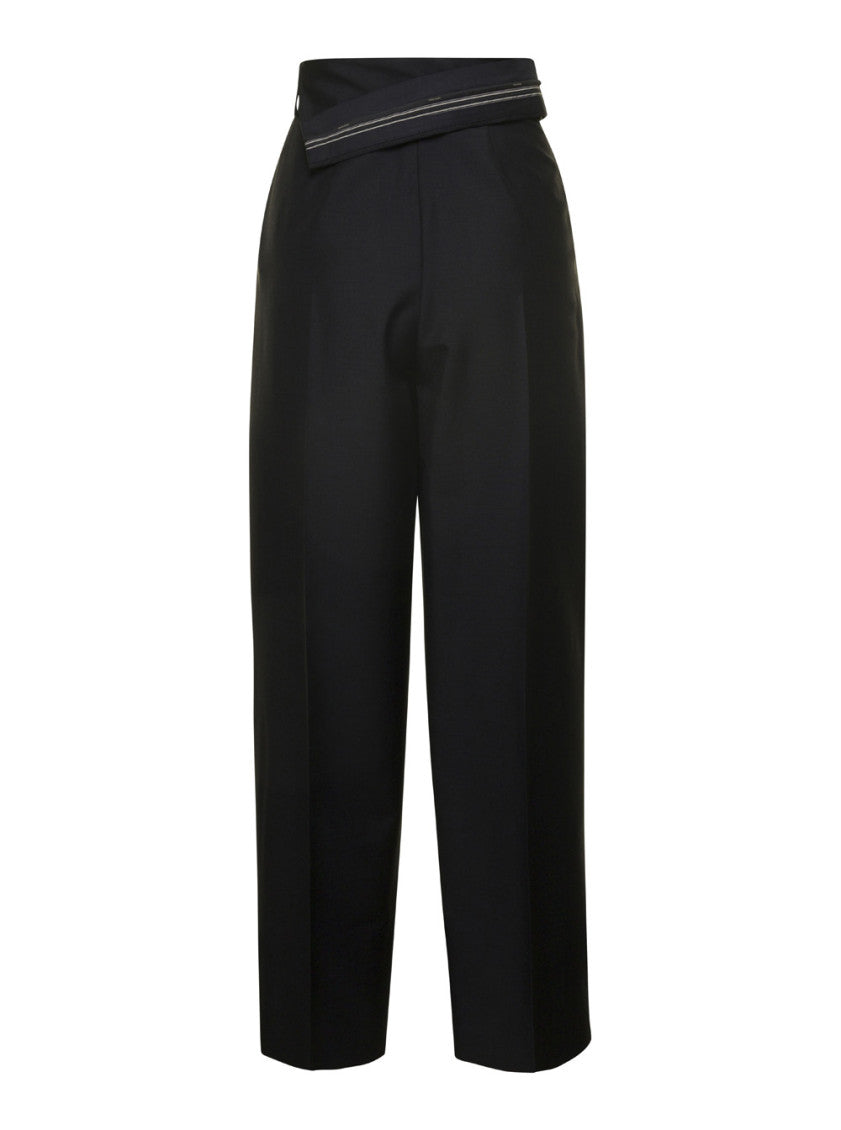 Black  Carrot Fit Trouser 2
