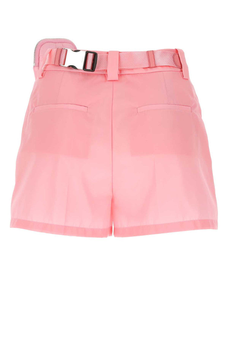 Pink nylon shorts 2