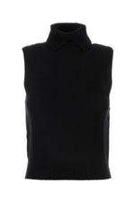 Black Cashmere Vest 1