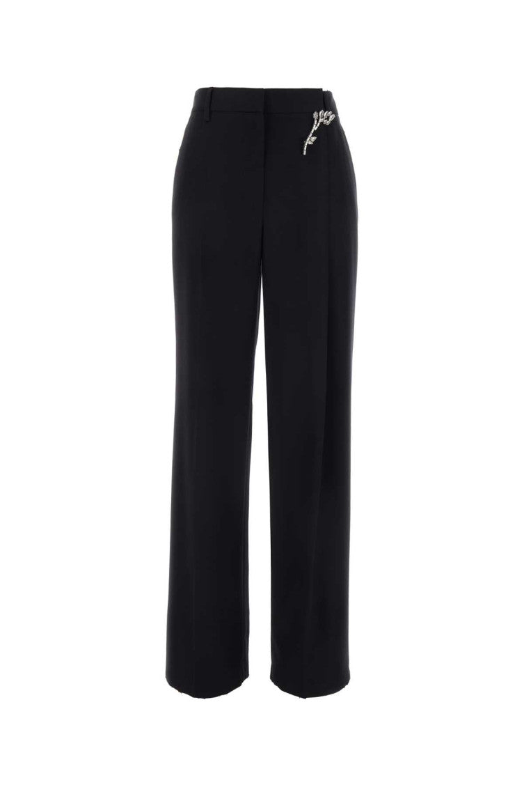 Black Gabardine Pant 1