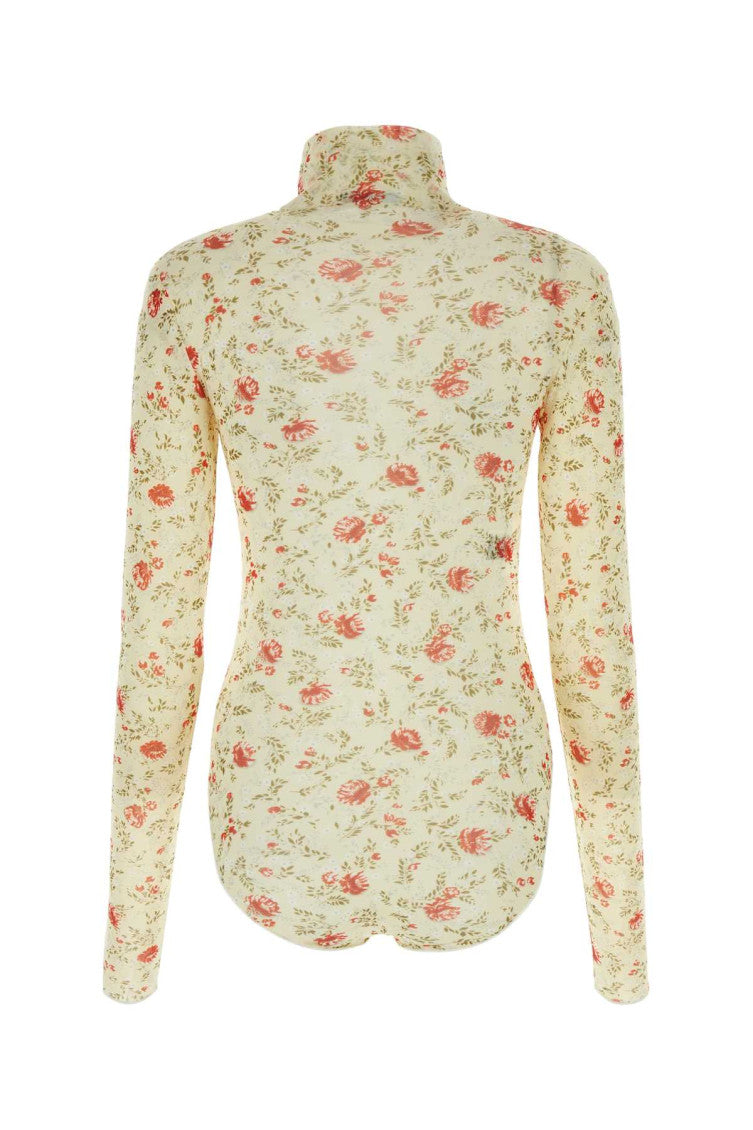 Printed Nylon Bodysuit 2