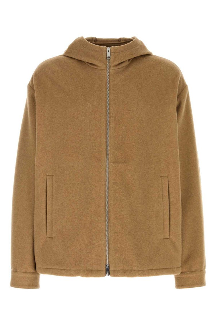 Light Brown Regular Fit Jacket 1