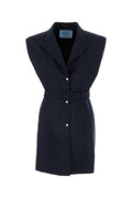 Navy Blue Wool Vest 1
