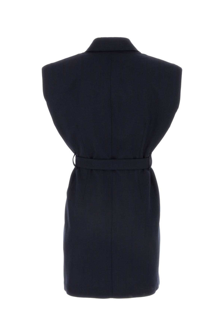 Navy Blue Wool Vest 2