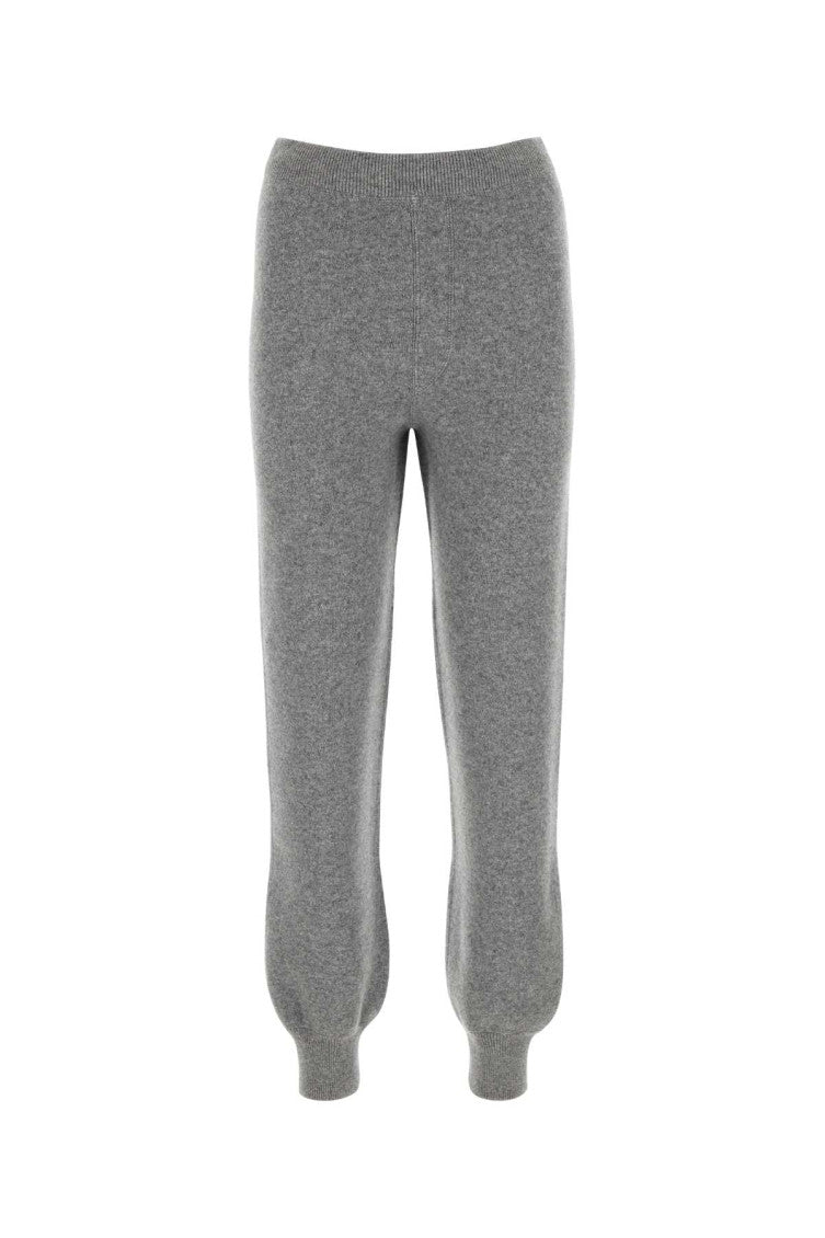Grey Cashmere Blend Joggers 1