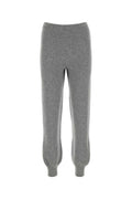 Grey Cashmere Blend Joggers 1