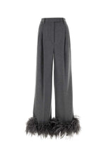 Grey Wide Leg Pant 1