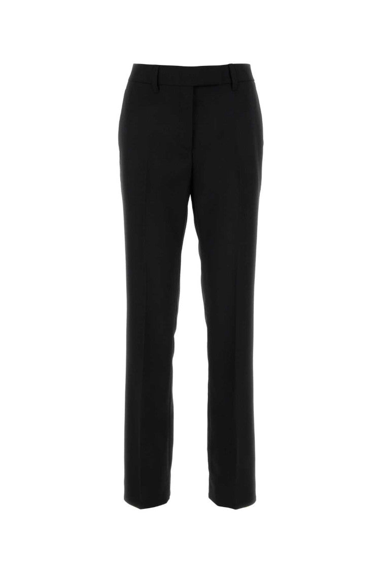 Black Straight Fit Pant 1