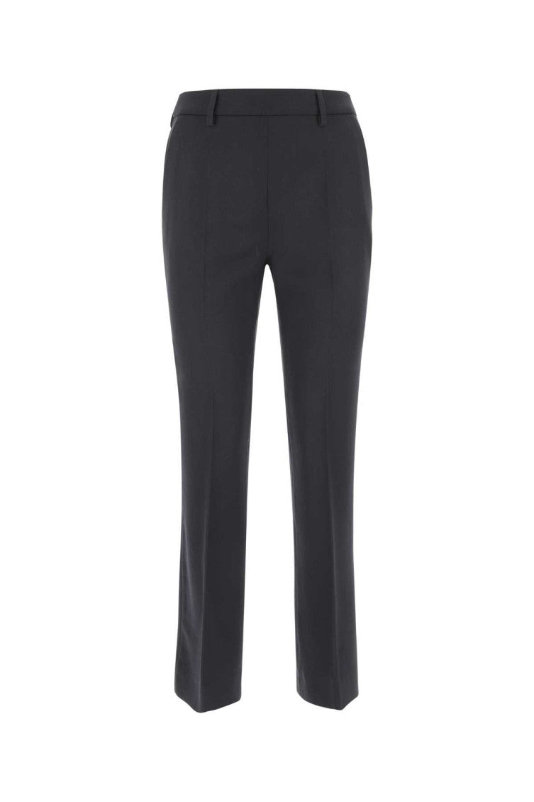 Midnight Blue Wool Cigarette Pant 1
