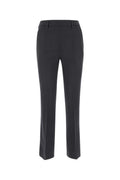 Midnight Blue Wool Cigarette Pant 1