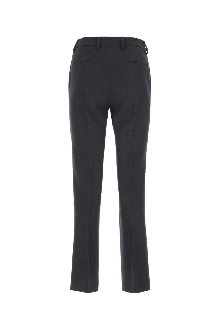 Midnight Blue Wool Cigarette Pant 2