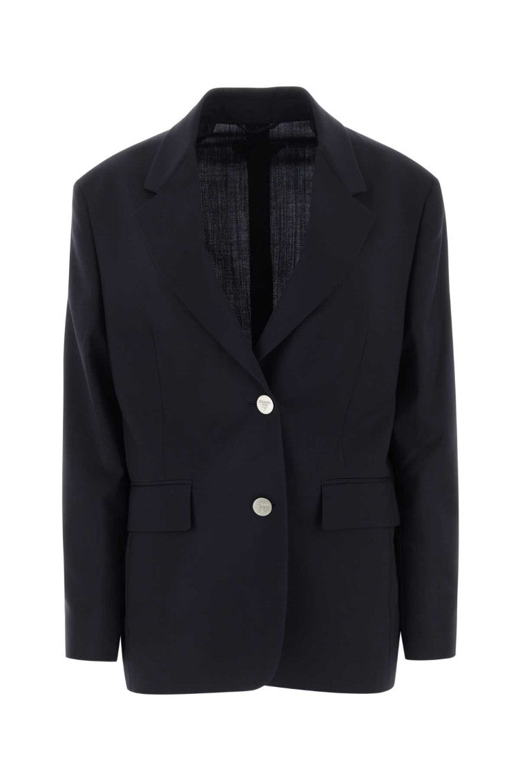 Black Double Breasted Blazer 1