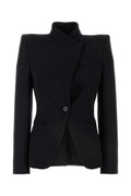 Black Single Breasted Blazer 1