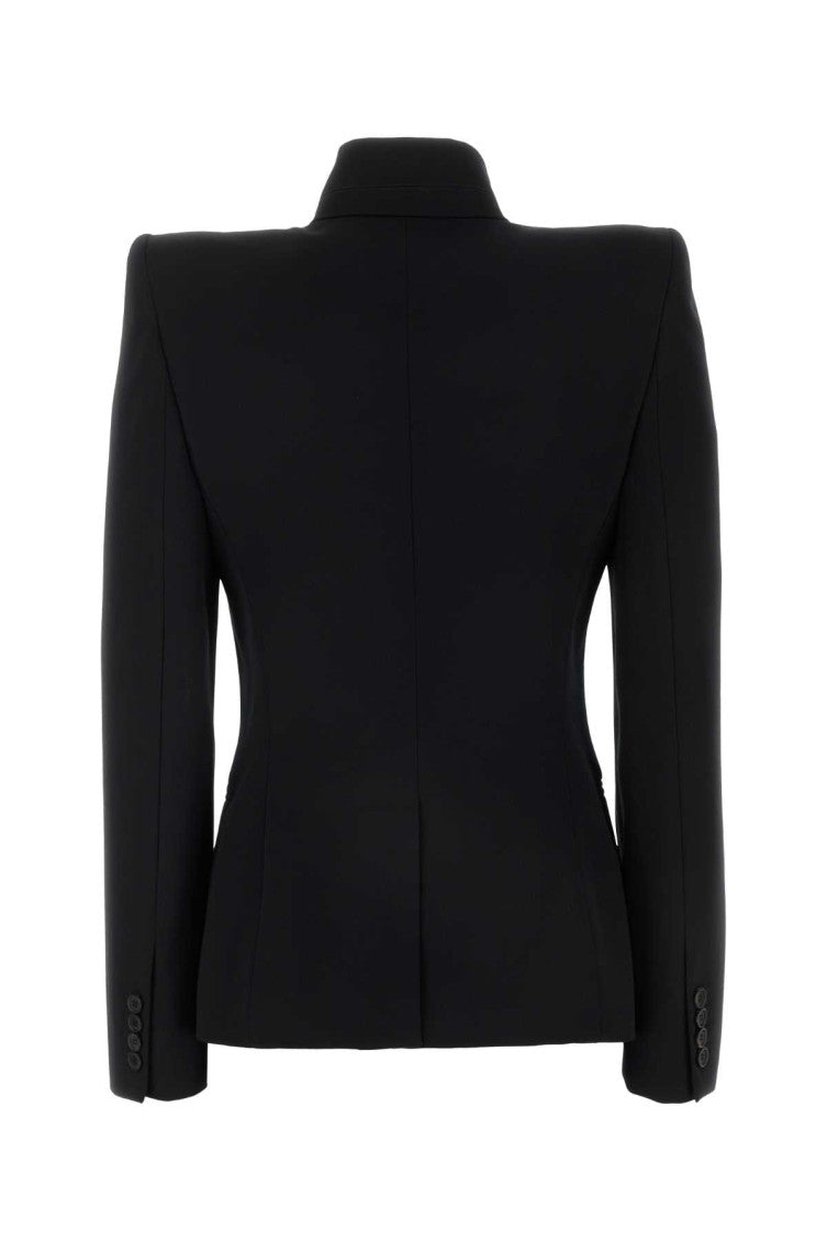 Black Single Breasted Blazer 2