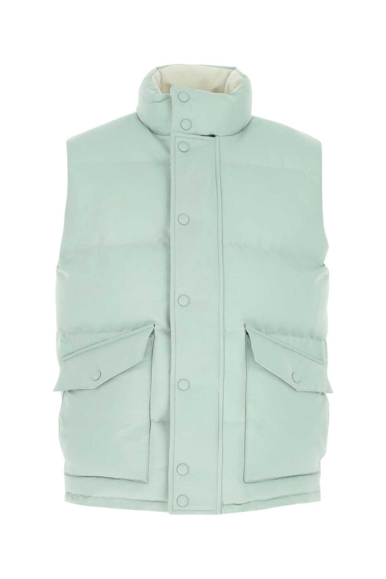 Blue Sleeveless Padded Jacket 1