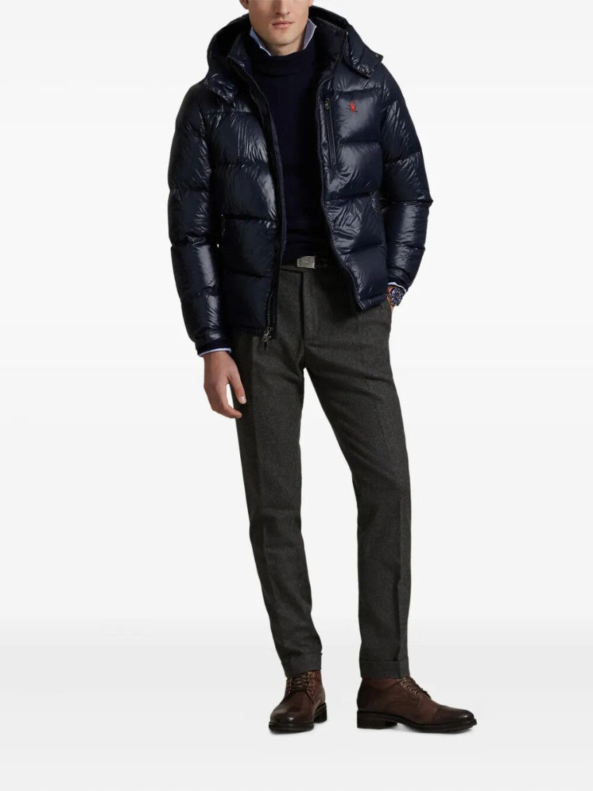 Navy Quilted Jacket 2
