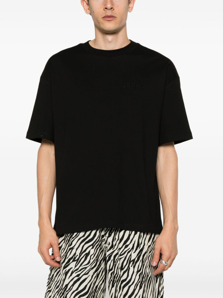 Black Cotton T-Shirt 4