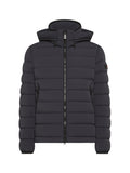 Navy Blue Quilted Jacket 1