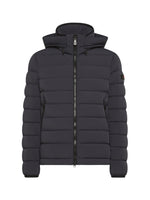 Navy Blue Quilted Jacket 1