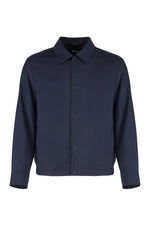 Blue Regular Solid Overshirt 1