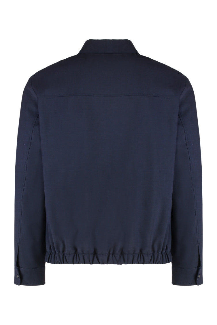 Blue Regular Solid Overshirt 2