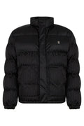 Black Quilted Padded Jacket 1