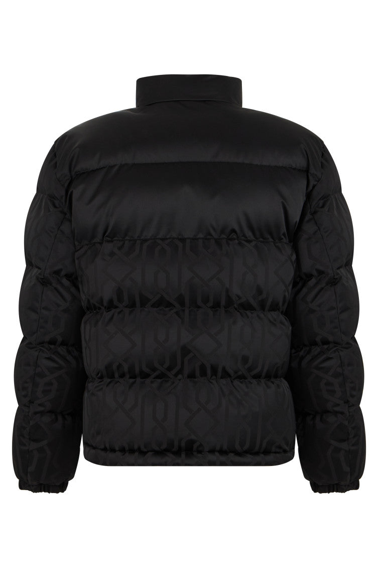 Black Quilted Padded Jacket 2