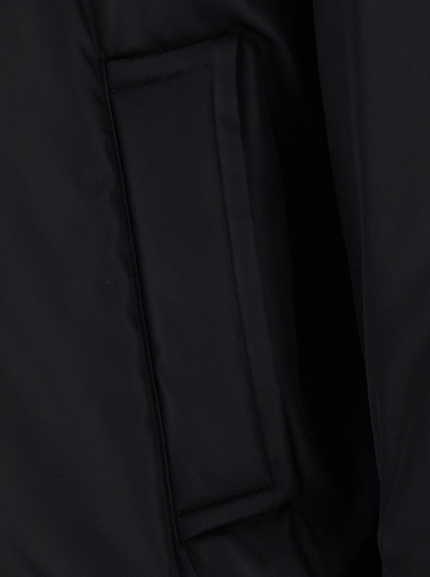 Black Oversized Bomber Jacket 3