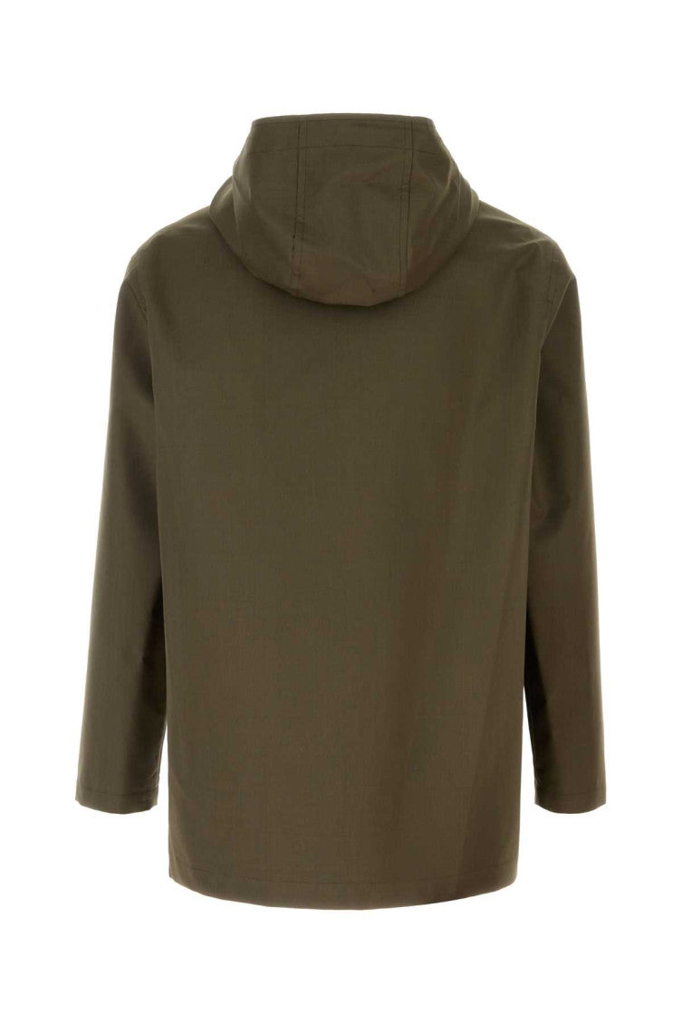 Olive Hood Parka Jacket 2