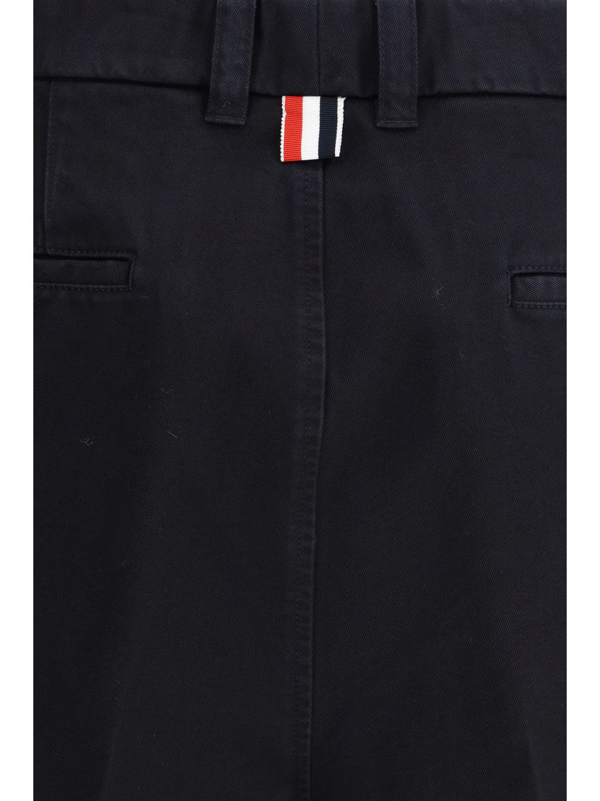 Dark Blue Chino Shorts 3