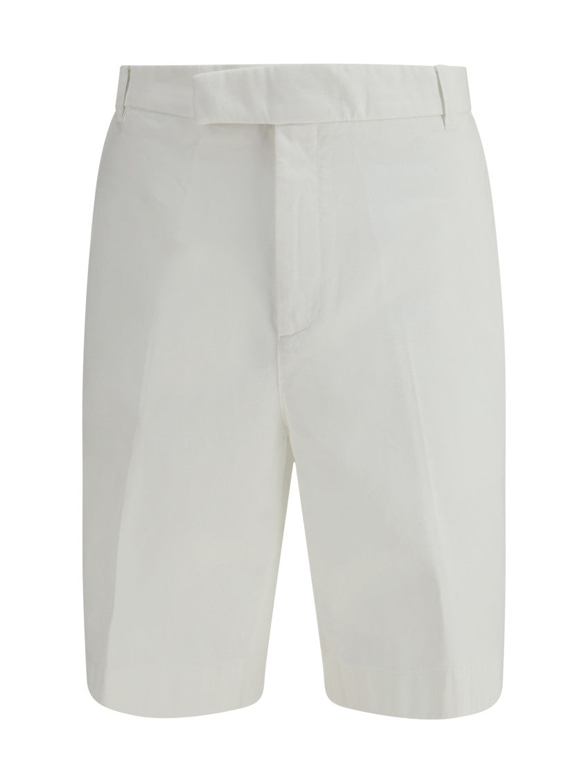 White Regular Chino Shorts 1