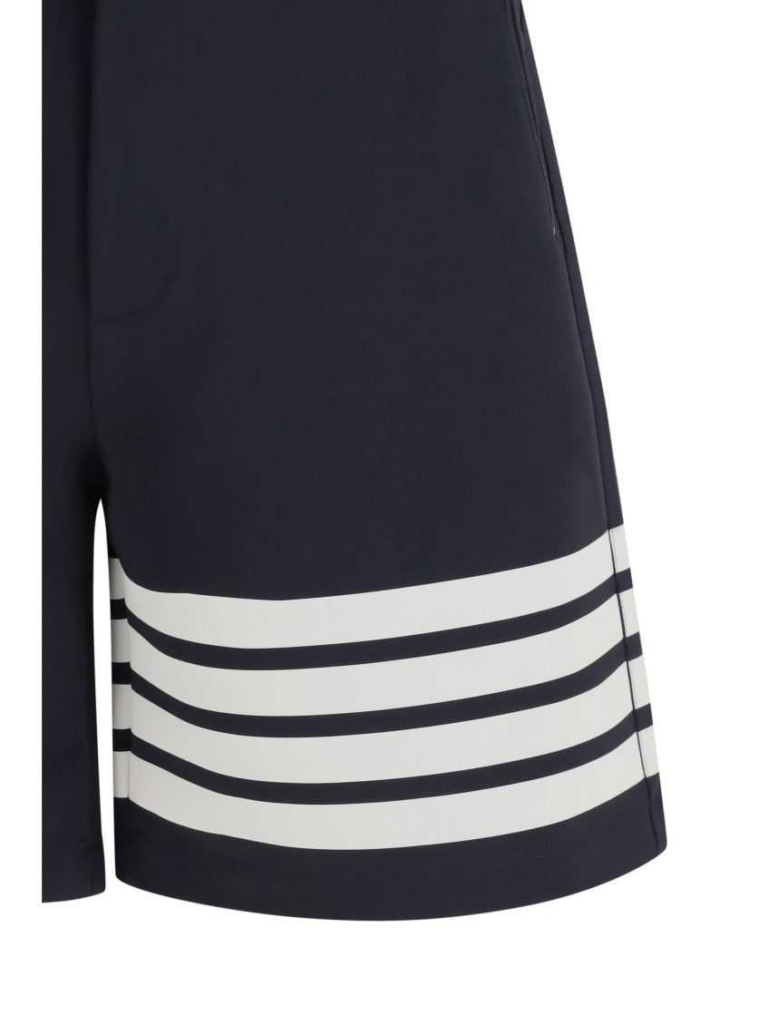 Navy Blue Stripes Shorts 3