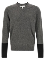 Grey Color Block Sweater 1