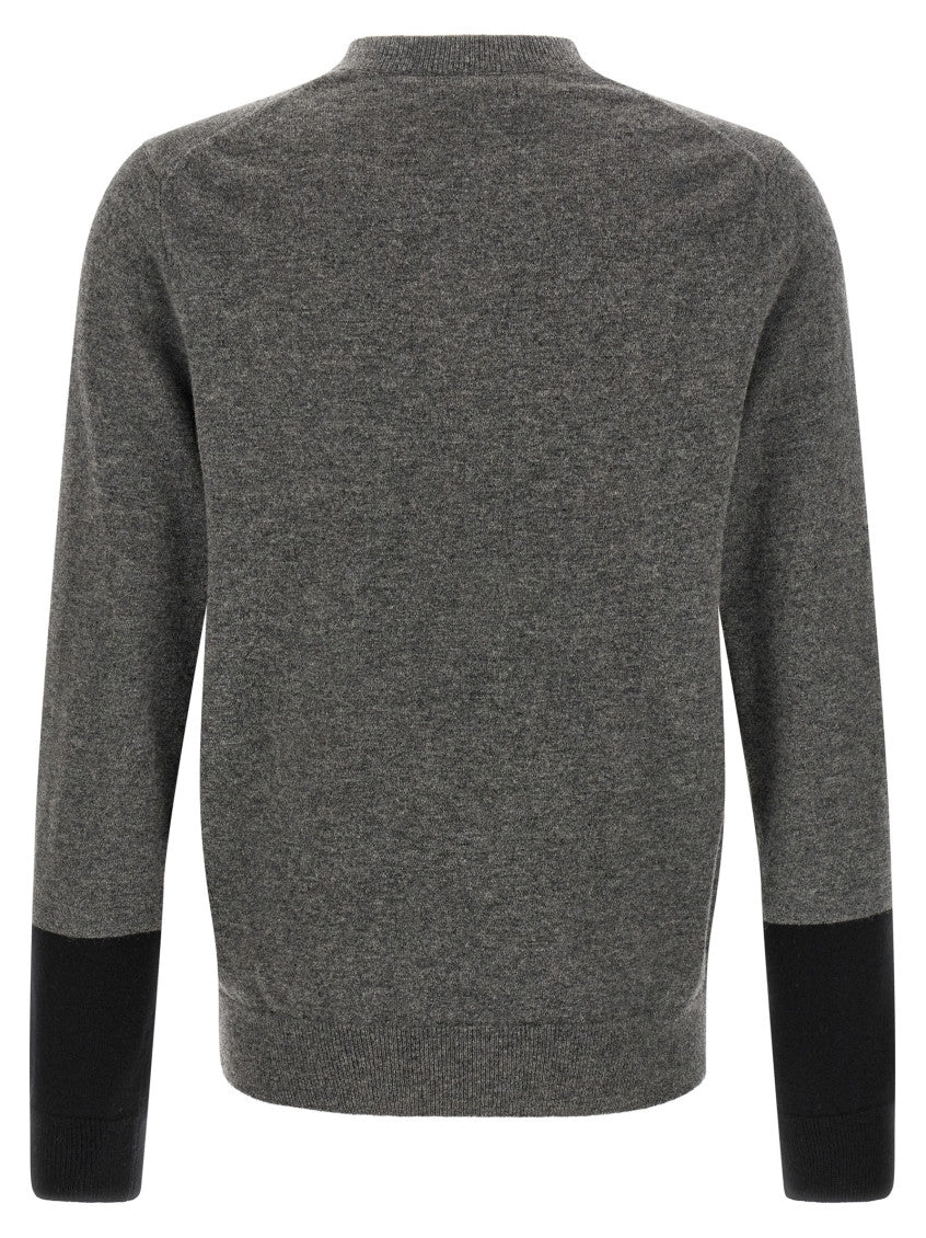 Grey Color Block Sweater 2