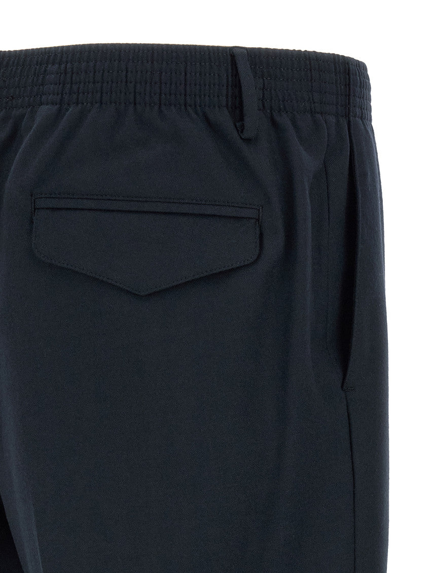 Blue Flat Front Trousers 4