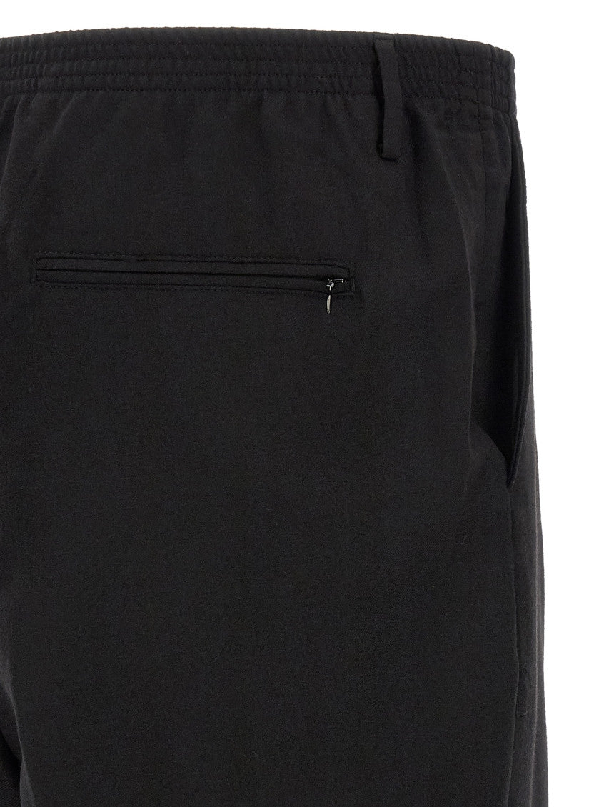 Black Relaxed Pleated Trousers 4