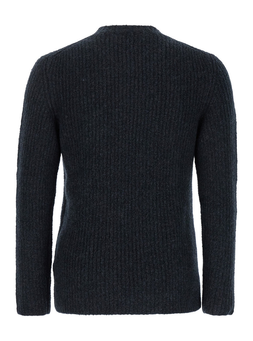 Black Crew Neck Sweater 2