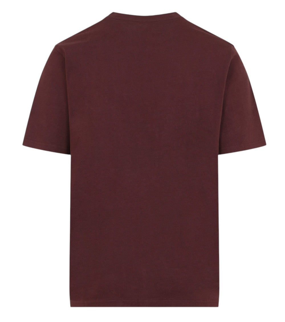 Maroon Crew Neck T-Shirt 2