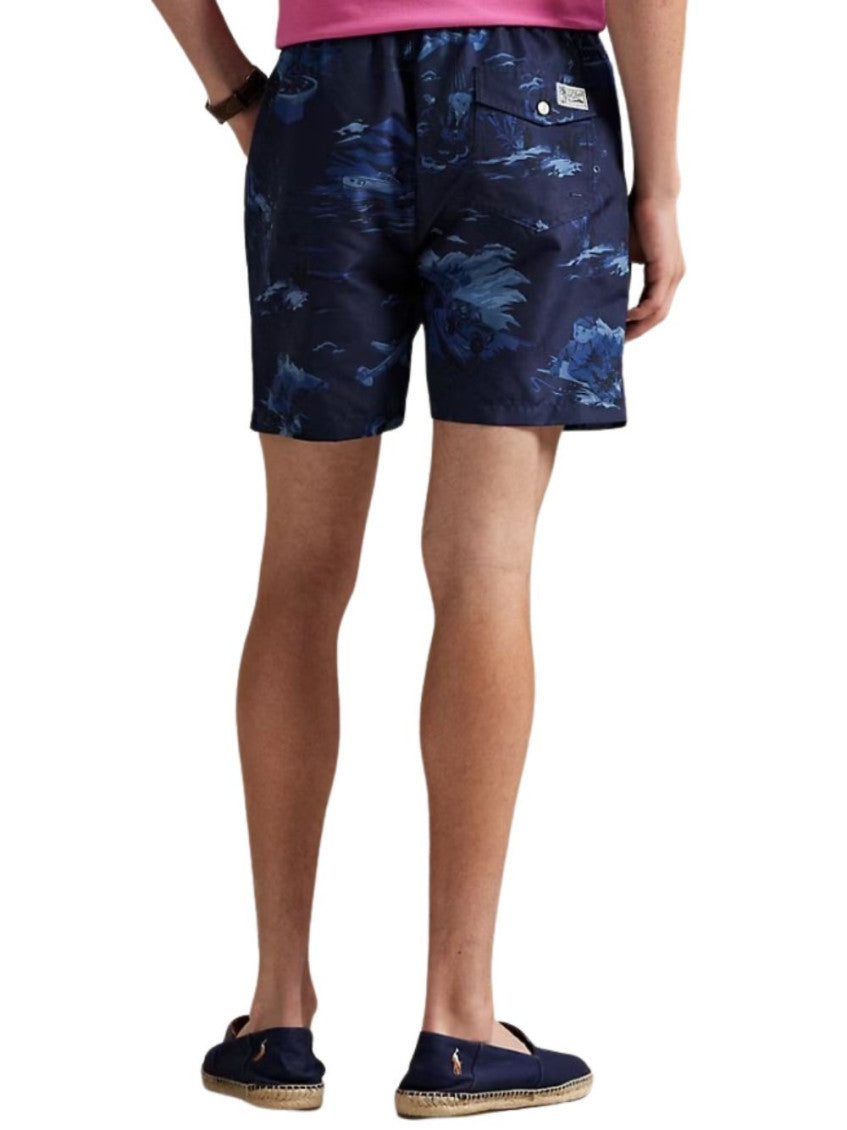 Navy Blue Swim Shorts 3