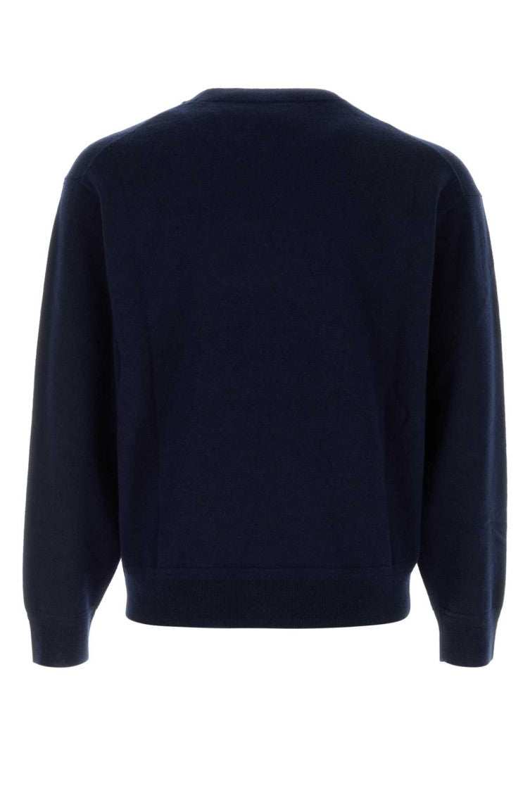 Blue Crew Neck Sweater 2