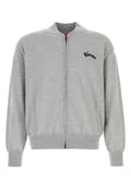 Grey Zip-Up Cardigan 1