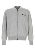 Grey Zip-Up Cardigan 1