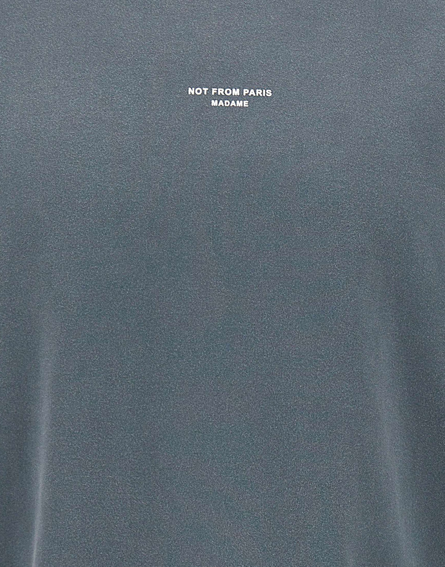 Grey Crew Neck T-Shirt 4