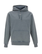 Grey Logo Relaxed Hoodie 1