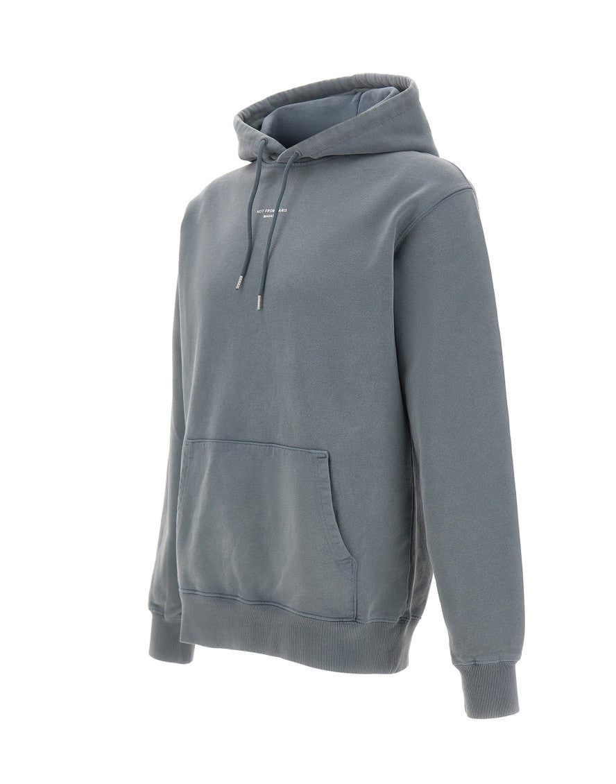 Grey Logo Relaxed Hoodie 2