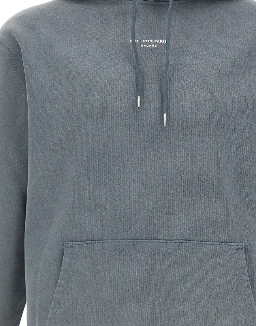 Grey Logo Relaxed Hoodie 4